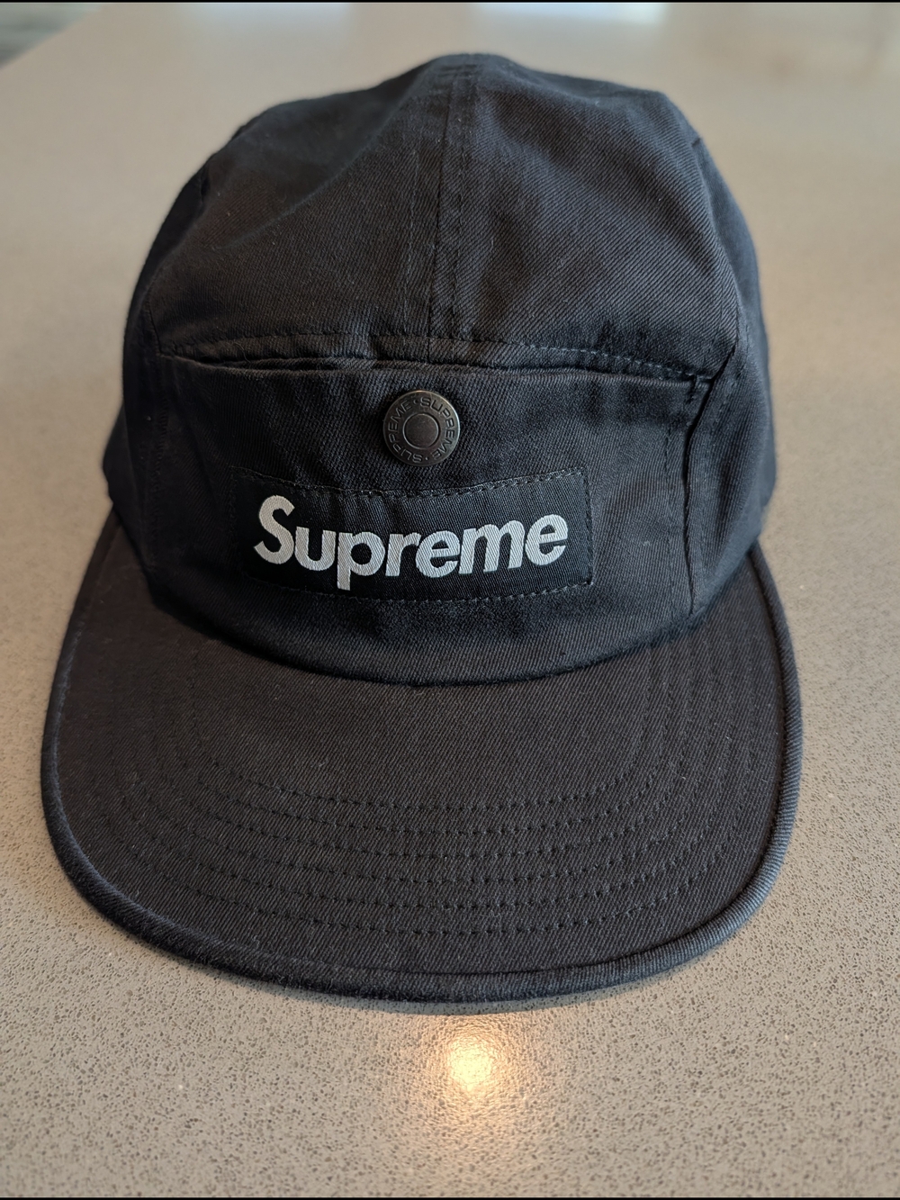 Supreme Snap Button Pocket Camp Cap